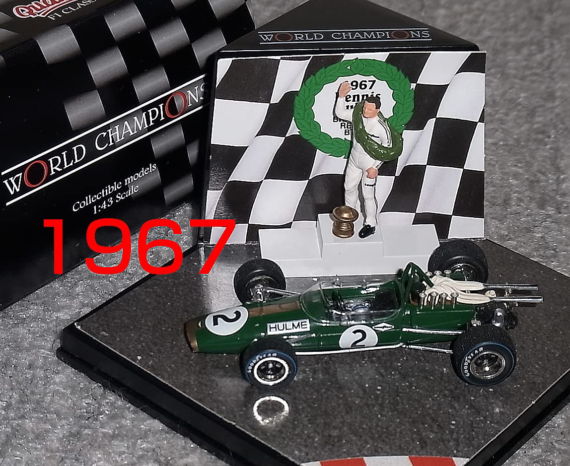 Amazon.co.jp: 1/43 Wチャンプ 1967 ブラバム レプコ BT24 フルム